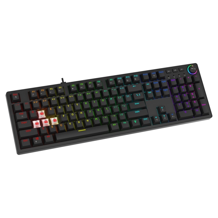 Klawiature mechaniczna Savio Styx Red Outemu Hot Swap